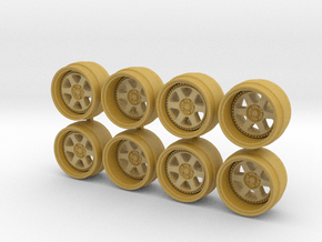 Meister L1 8-0 Hot Wheels Rims in Tan Fine Detail Plastic