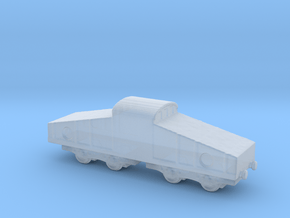 alvf ww1 armoured loco 1/200  in Clear Ultra Fine Detail Plastic