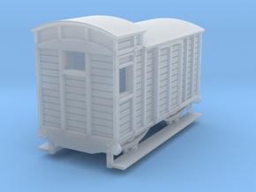 o-re-148fs-eskdale-brake-van in Clear Ultra Fine Detail Plastic