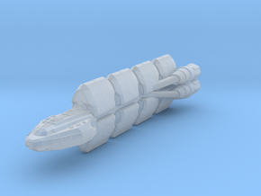 StarFreighter A  4" long in Clear Ultra Fine Detail Plastic