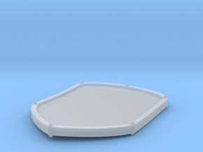 War Shield in Clear Ultra Fine Detail Plastic