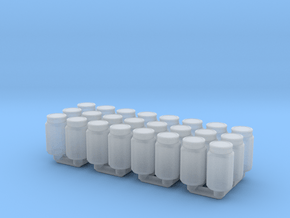 Mason jars x 24 1/25 in Clear Ultra Fine Detail Plastic
