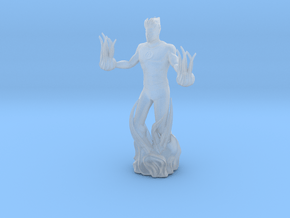 Fantastic Four - Human Torch in Clear Ultra Fine Detail Plastic