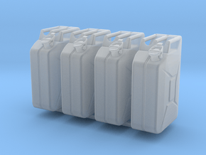 1:18 Kanister jerry can fuel can 20 Ltr. in Clear Ultra Fine Detail Plastic