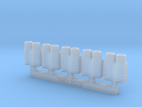 Frag Launcher V2 - Double X5 in Clear Ultra Fine Detail Plastic