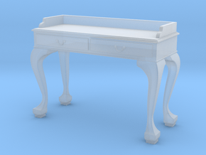 1:24 Chippendale Writing Desk in Clear Ultra Fine Detail Plastic