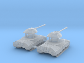 1/285 Tiger III Ausf. A 2-Pack in Clear Ultra Fine Detail Plastic