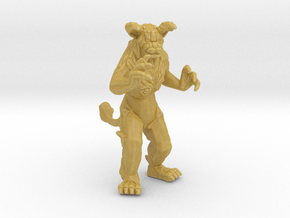 King Caesar kaiju monster miniature for games rpg in Tan Fine Detail Plastic