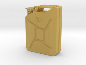 Jerry can, complete, scale 1:12 in Tan Fine Detail Plastic