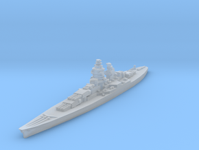 Alsace battleship 1/2400 in Clear Ultra Fine Detail Plastic
