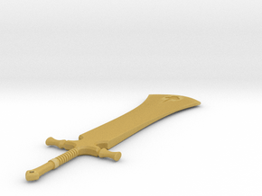 Demon-Destroyer Sword in Tan Fine Detail Plastic