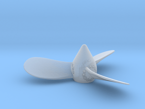 Titanic - Port 3-Bladed Propeller - Scale 1:200 in Clear Ultra Fine Detail Plastic