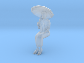 Gilligan's Island  - Mrs. Howell  Seated- 1.35 in Clear Ultra Fine Detail Plastic