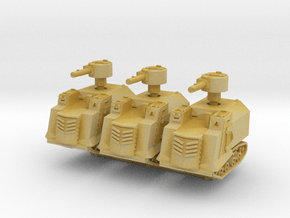 NI Odessa Type 2 Tank (x3) 1/285 in Tan Fine Detail Plastic