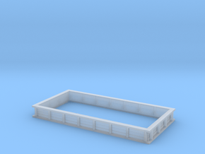 1/64 16 foot grain bed extension in Clear Ultra Fine Detail Plastic