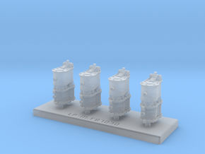 Grappe de 4 compresseurs Westinghouse Bi-Compound in Clear Ultra Fine Detail Plastic