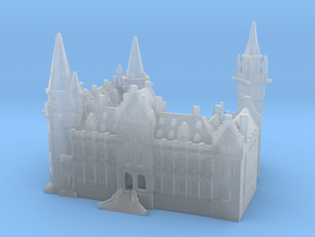 Town hall in Clear Ultra Fine Detail Plastic