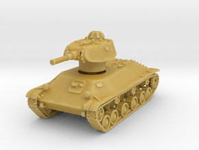 T-50 Light Tank 1/100 in Tan Fine Detail Plastic