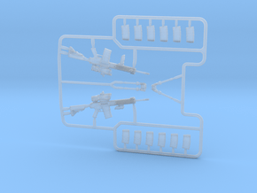 1/35 L129A1 Sharpshooters rifle set MSP35-094 in Clear Ultra Fine Detail Plastic