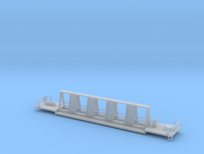 Switch track MOW car N scale in Clear Ultra Fine Detail Plastic
