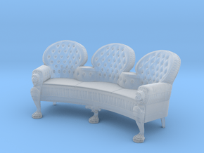 EFX48 Nautilus Settee in Clear Ultra Fine Detail Plastic