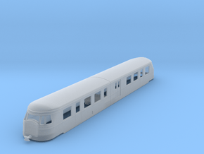 bl160-billard-a150d2-artic-railcar in Clear Ultra Fine Detail Plastic