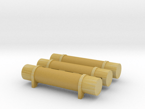 GWR Gas Cylinders  in Tan Fine Detail Plastic