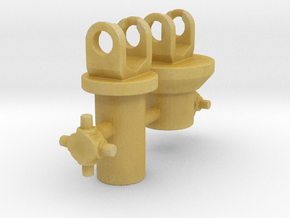 Pinion Trans Ujoints 1/8 in Tan Fine Detail Plastic