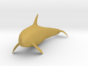 Killer Whale 1:48 Swimming Female 3 in Tan Fine Detail Plastic