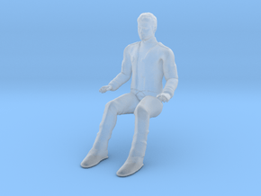 Land of the Giants - 1.35 - Dan Seated in Clear Ultra Fine Detail Plastic