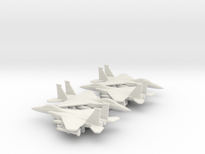 McDonnell Douglas F-15E Strike Eagle in White Natural Versatile Plastic: 1:350