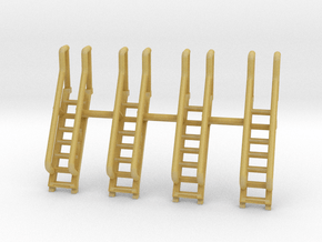 1/192 US Typical Ladders SET x4 in Tan Fine Detail Plastic