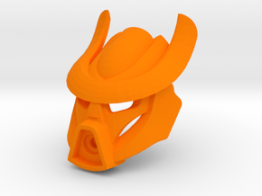 Prototype Comic Izotor Protector Mask in Orange Smooth Versatile Plastic