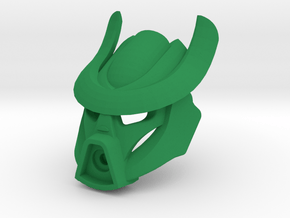 Prototype Comic Izotor Protector Mask in Green Smooth Versatile Plastic