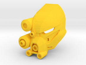 Proto g2 kopaka mask okoto in Yellow Smooth Versatile Plastic