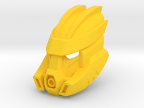 Proto g2 pohatu mask of stone okoto in Yellow Smooth Versatile Plastic