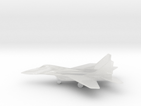 MiG-29 Fulcrum in Clear Ultra Fine Detail Plastic: 6mm