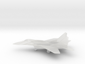 MiG-29UPG in Clear Ultra Fine Detail Plastic: 6mm