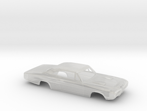 38.1mm WB 1970 Dodge Super Bee Shell in Clear Ultra Fine Detail Plastic