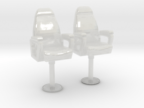 1/48 USN Capt Chair SET in Clear Ultra Fine Detail Plastic