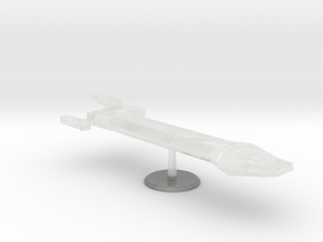 2500 Scale Hydran Lord Marshal Command Cruiser CVN in Clear Ultra Fine Detail Plastic