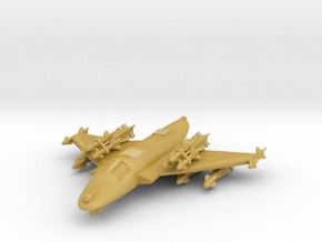 285 Scale Federation F-101C Voodoo Heavy Fighter in Tan Fine Detail Plastic