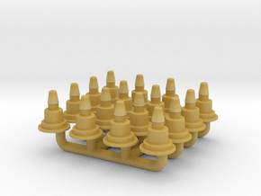 Revell 32 Ford to AMT Wheel Adapters 1 in Tan Fine Detail Plastic