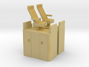 Athearn-cupola-chair in Tan Fine Detail Plastic