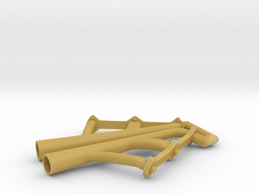 1/25 Olds lakes-style headers V2.0 in Tan Fine Detail Plastic