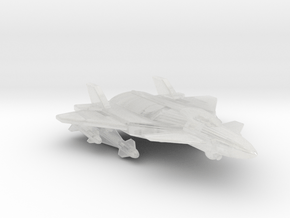 285 Scale Federation F-12 Fast Fighter MGL in Clear Ultra Fine Detail Plastic