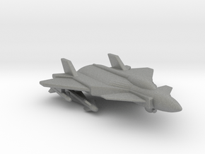 285 Scale Federation F-12 Fast Fighter MGL in Gray PA12