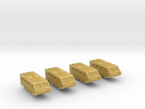285 Scale Federation M4 Armored Personnel Vehicles in Tan Fine Detail Plastic
