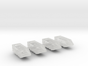 285 Scale Federation M4 Armored Personnel Vehicles in Clear Ultra Fine Detail Plastic