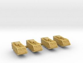 285 Scale Federation M6 Ground Assault Vehicles MG in Tan Fine Detail Plastic